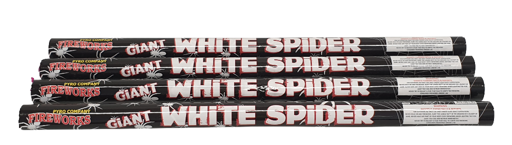 Giant White Spider Candles