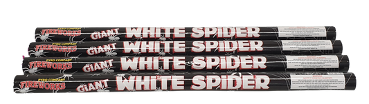 Giant White Spider Candles