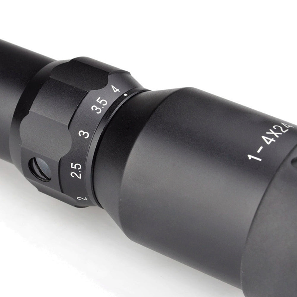 AIM-O Tactical Scope 1-4x24 Black / Dark Earth
