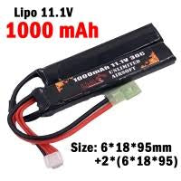 11.1V 1000MAH 30C LIPO BATTERY - NUNCHUCK