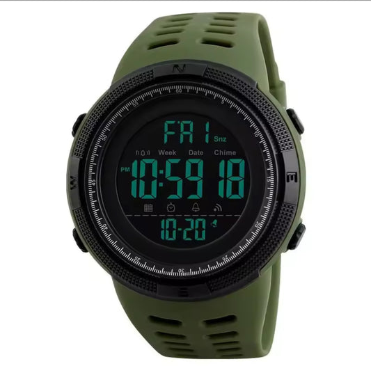 YIKAZE X01 Digital Sports Watch Colour: Green