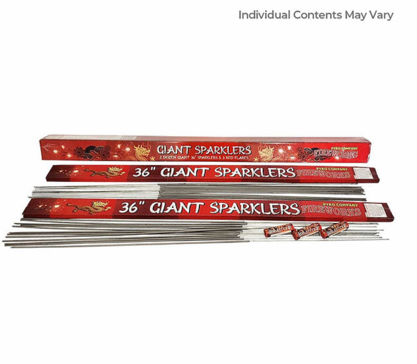 36” Giant Sparklers Pack