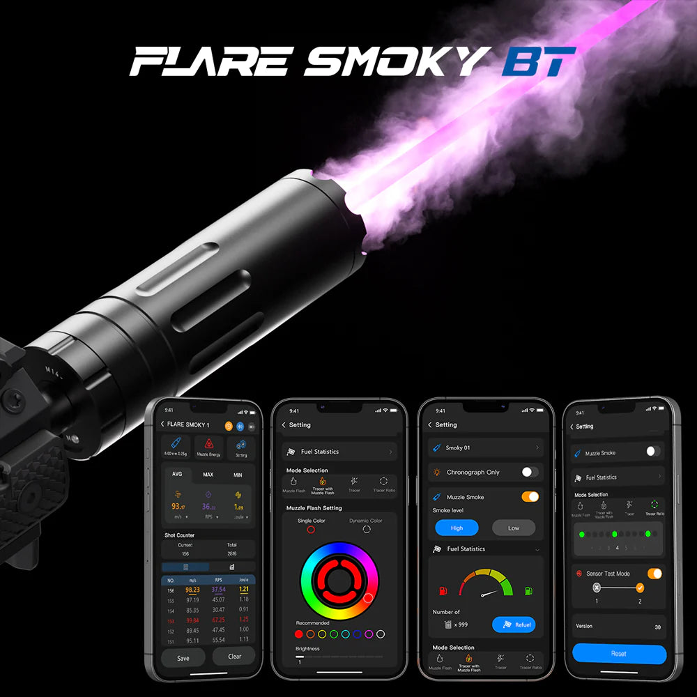 Eshooter Flare Smoky BT Tracer Unit With Built In Chrono