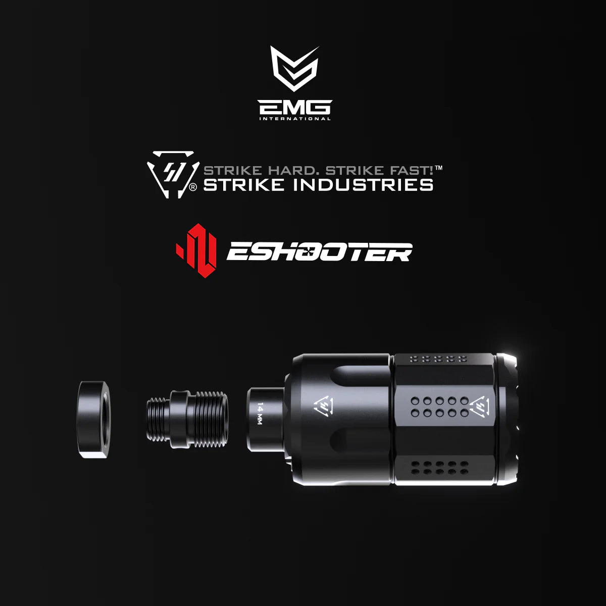 EMG x Strike Industries Linear Compensator Built-In Flare Mono Tracer Unit