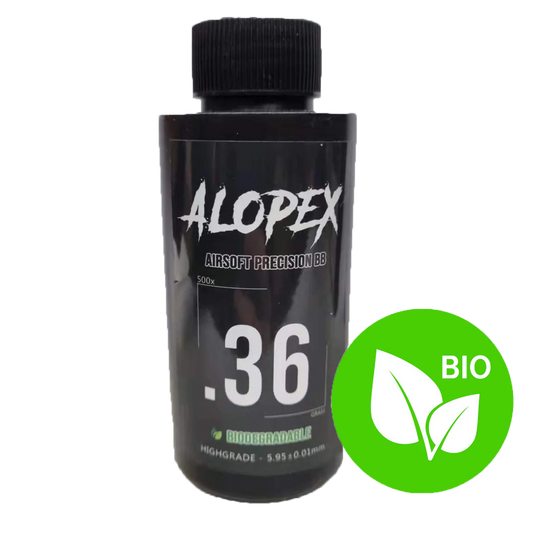 ALOPEX - AIRSOFT 6MM BIODEGRADABLE BB 0.36G - 500PCS