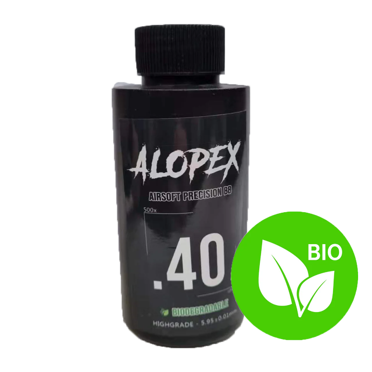 ALOPEX - AIRSOFT 6MM BIODEGRADABLE BB 0.40G - 500PCS