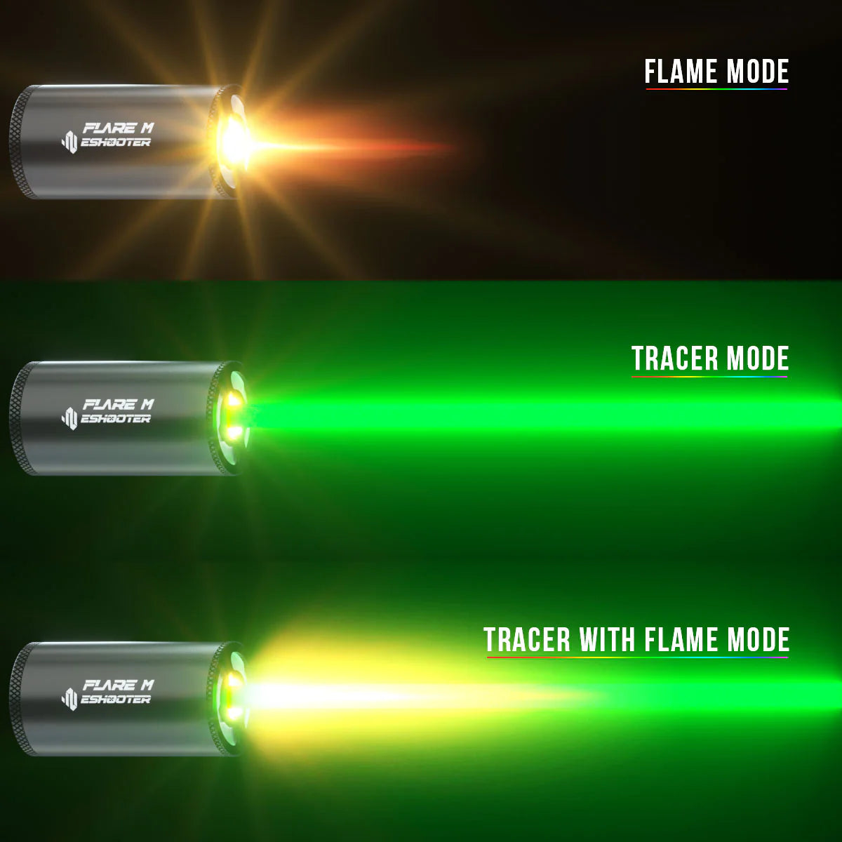 E-Shooter Flare M Tracer Unit (NO BLUETOOTH)