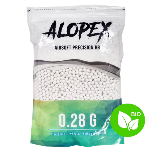 ALOPEX - AIRSOFT 6MM BIODEGRADABLE BB 0.28G - 1KG PACK