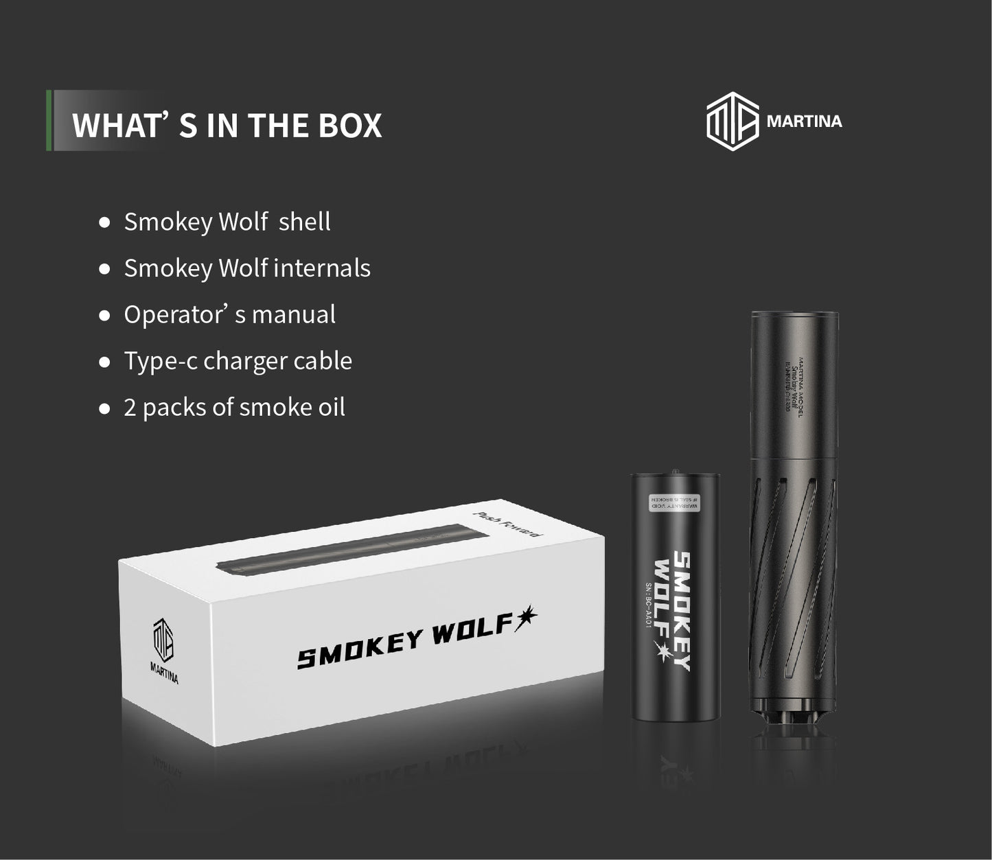 Martina Smokey Wolf Pro Suppressor